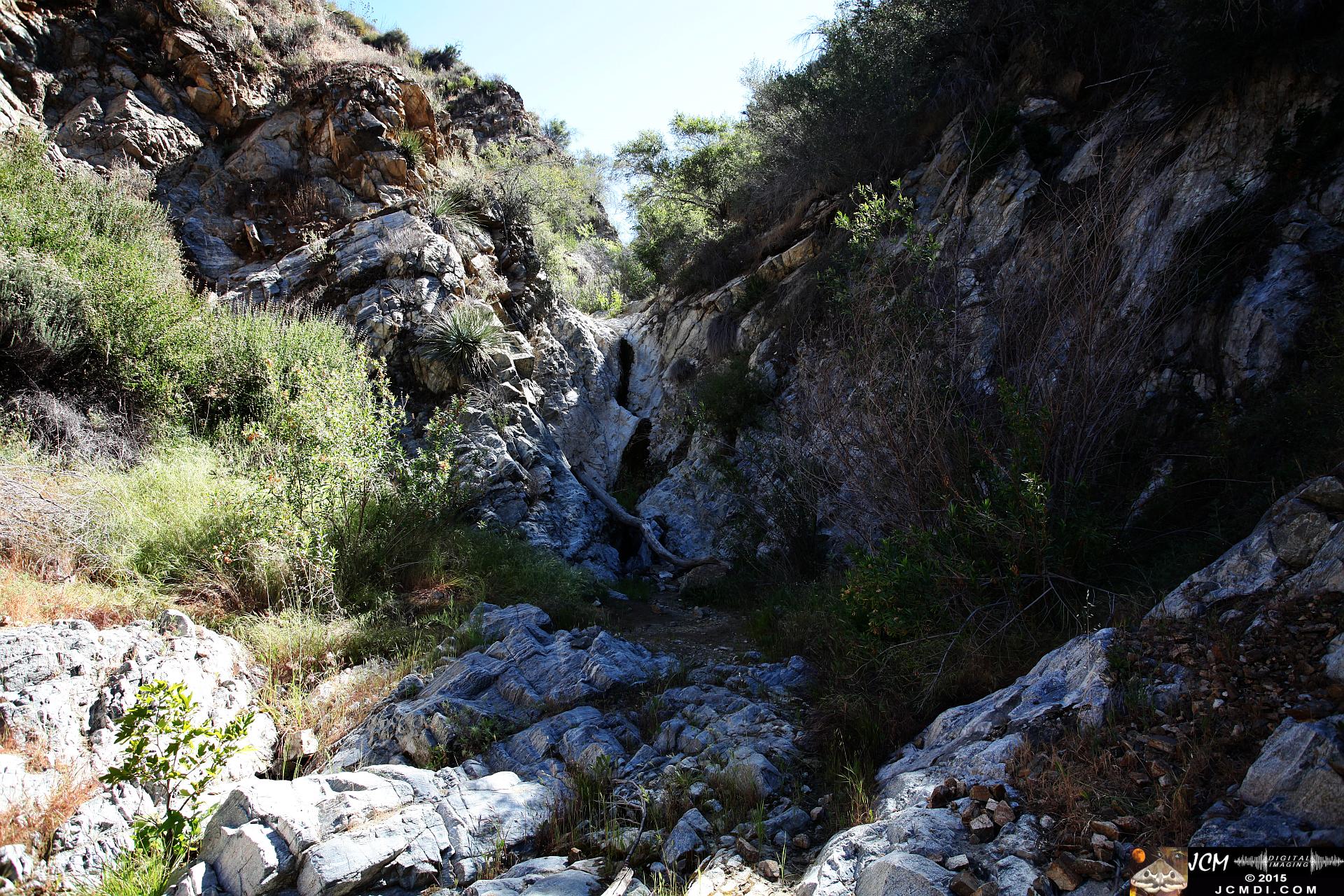 Whitney Canyon Hike dry waterfalls